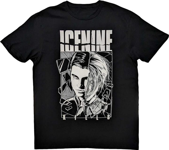 Produktbild Ice Nine Kills Erwachsene Dusche Szene Split Face Baumwolle TShirt (XL)