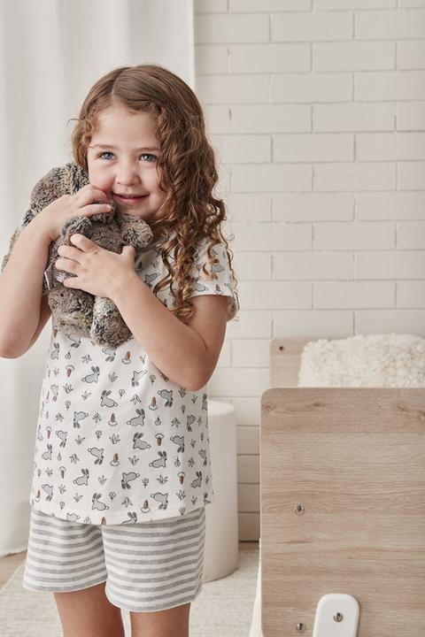Immagine prodotto Love to Love Pigiama a maniche corte Original Bunny Bianco 3Y (100 A)