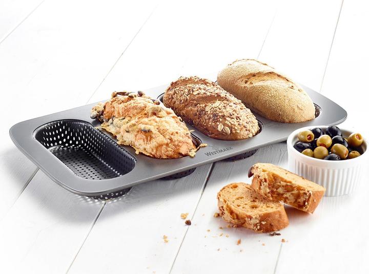 Actual product image Westmark 4 baguette baking dish mini, 35.6x21.5cm (21.50 cm)