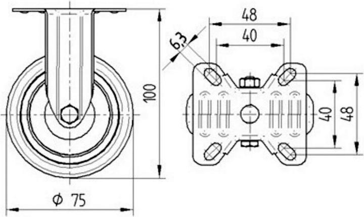 Image du produit Tente Roulette fixe