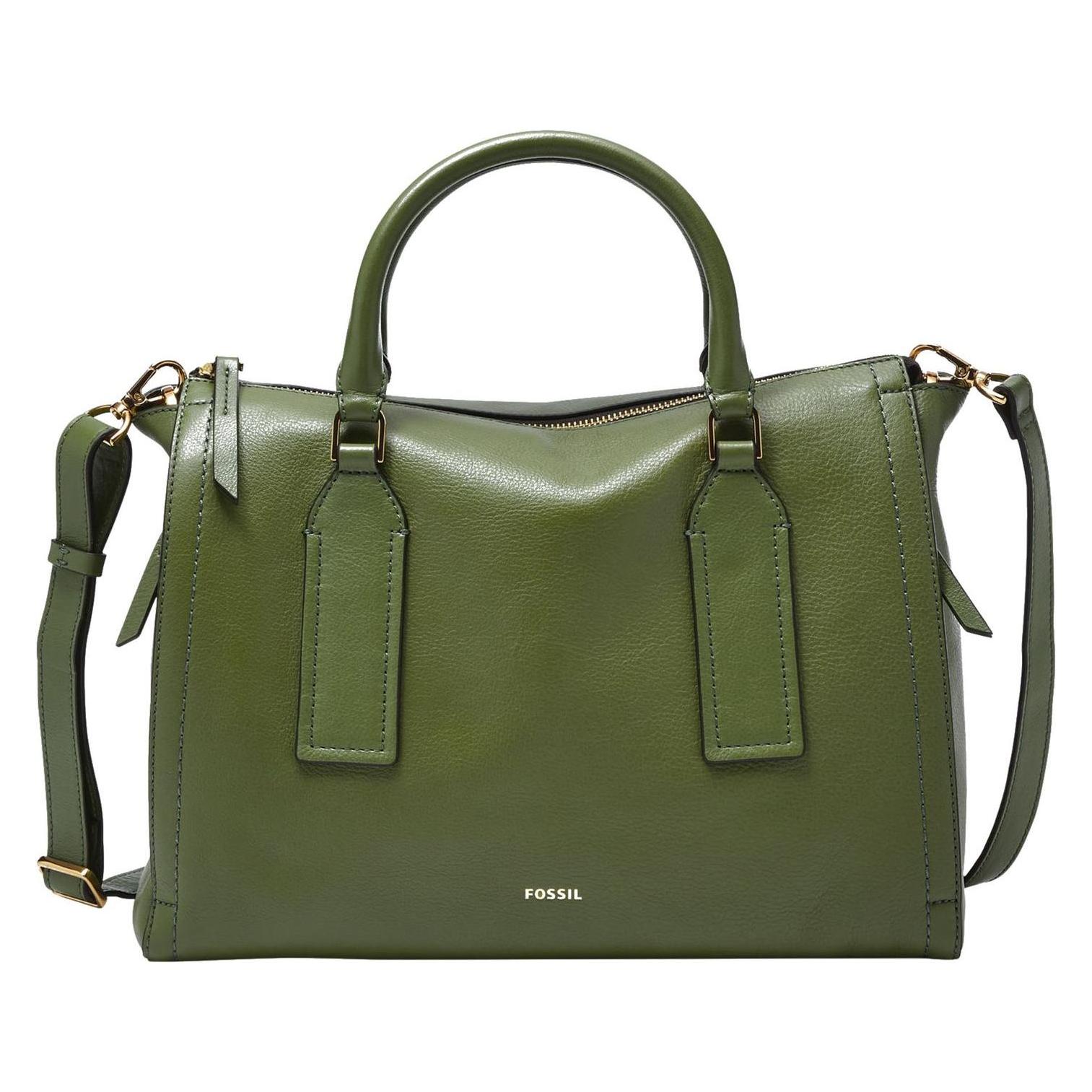 Fossil, Damen, Handtasche, Parker Satchel, Grün