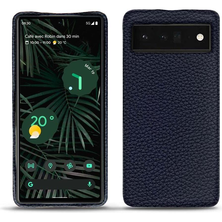 Noreve Lederschutzhülle (Google Pixel 6 Pro), Smartphone Hülle, Violett