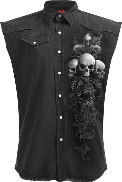 Produktbild Spiral Skull Scroll Hemd Ärmellos (L)
