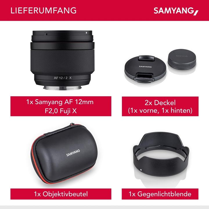 Actual product image Samyang AF 12mm f/2 Fujifilm X (Fujifilm X, APS-C / DX)
