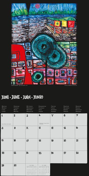 Image du produit Hundertwasser Broschürenkalender Art 2026 (30 x 30 cm)
