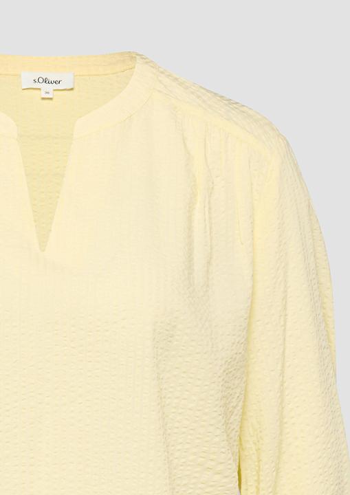 Immagine prodotto s.Oliver Bluse aus Seersucker mit Raffungen (40)