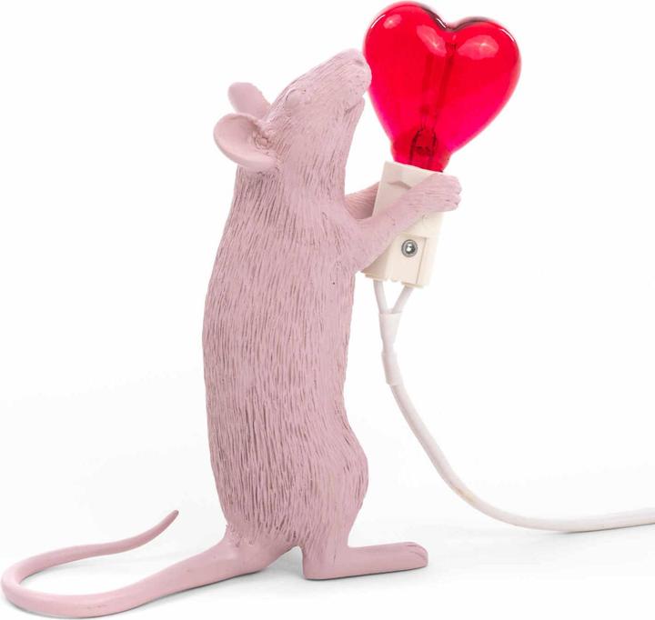 Image du produit Seletti Mouse Lamp Love "Step" lampe de table (E14)