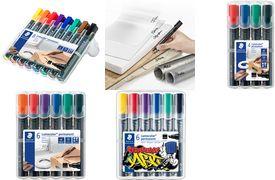Produktbild Staedtler Lumocolor permanent marker 350 Permanent-Marker mit Keilspitzen (6x)