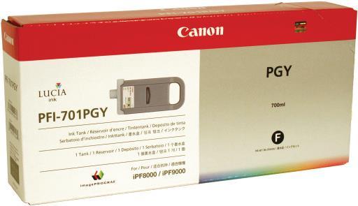 Produktbild Canon Tinte Large Format photo grey Orig.Nr. PFI-701PGY (GY, LBK)
