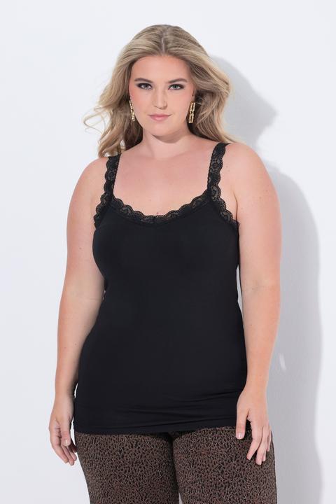 Immagine prodotto Miamoda Top dal taglio aderente in jersey con pizzo (42)