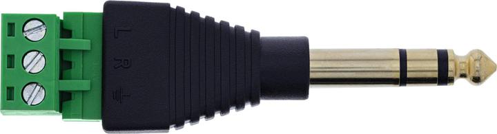 Immagine prodotto InLine ® 6,35mm Klinkenstecker an Terminalblock, Stereo, 3-polig