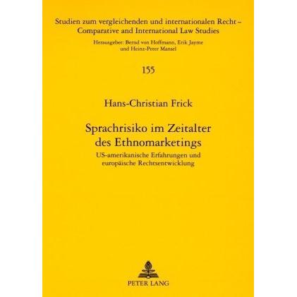 Thumbnail - Sprachrisiko im Zeitalter des Ethnomarketings, Fachbücher von Hans-Christian Frick