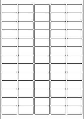 Actual product image Kores Universal labels