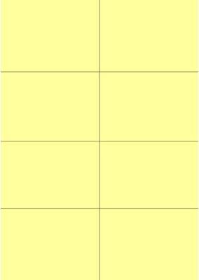 Actual product image Kores Universal labels