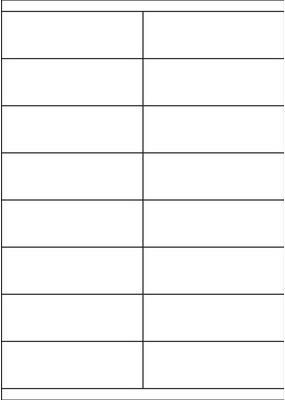 Actual product image Kores Universal labels