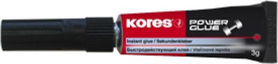Actual product image Kores Superglue "Power Glue (3 g, 1 ml)
