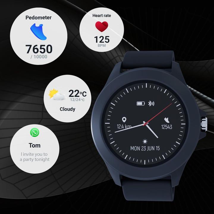 Actual product image Forever Smartwatch Colorum CW-300 xBlack