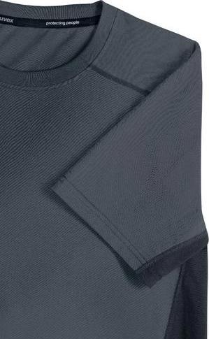 Actual product image Uvex T-shirt suXXeed industry grey, anthracite 4XL (4XL)