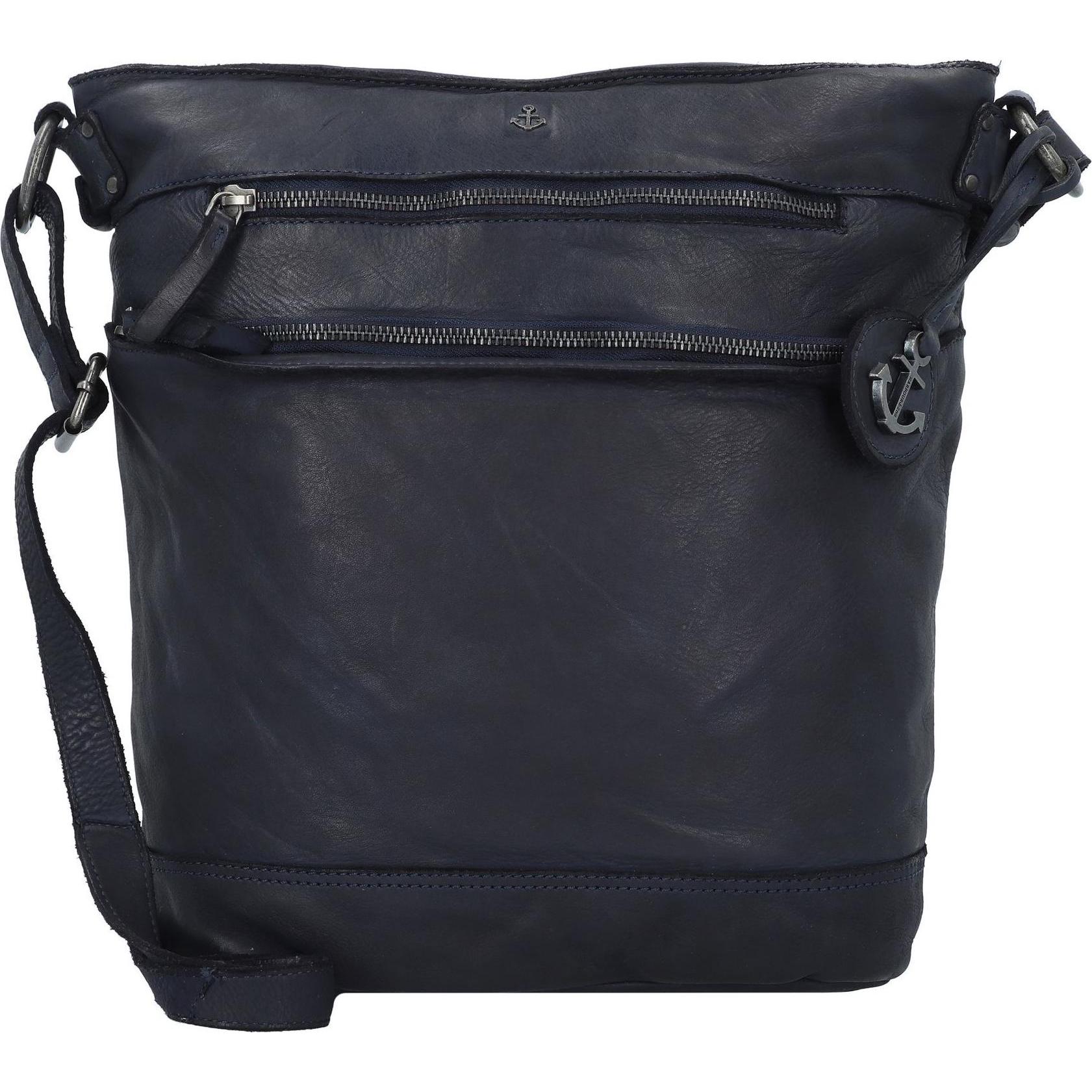 Harbour 2nd, Handtasche, Anchor Love Minna Umhängetasche Leder 33 cm, Blau