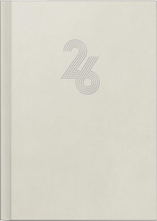 Image du produit rido/idé Tageskalender Modell Chefplaner, Kunstleder-Einband Grey 2026 (A5, 1 semaine / 2 pages)