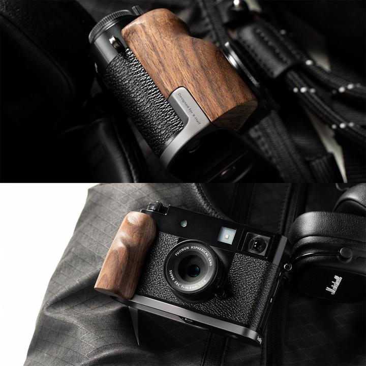 Immagine prodotto SmallRig L-Winkel mit Holzgriff, Detailfarbe: Grau