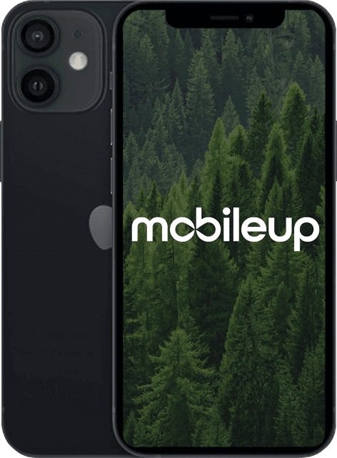 Actual product image mobileup iPhone 12 mini (128 GB, Black, 5.40", 12 Mpx, SIM + eSIM, A / Like new)