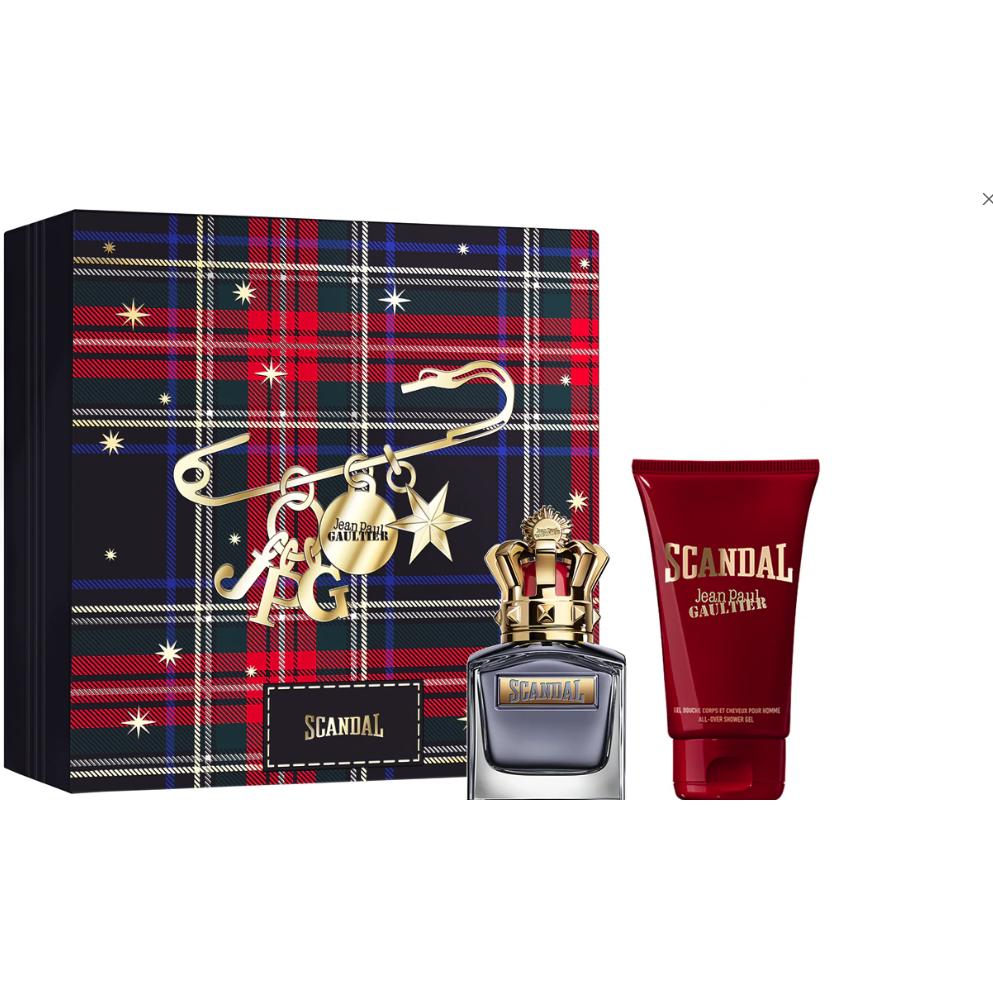 Gaultier , Set Regalo Bellezza, - Scandal Pour Homme Eedt 100Ml Shower Gel 75Ml - Giftset (Set Di Profumi)