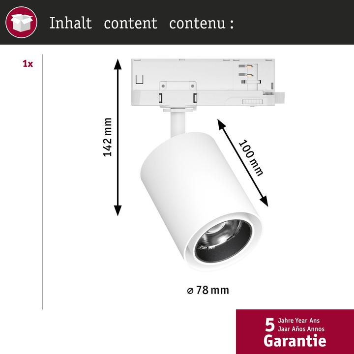 Produktbild Paulmann PAUL LED-Stromschienenstrahler (3000 lm)