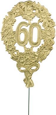 Produktbild Demmler Zahl ”60” Gold (1 Stk.)