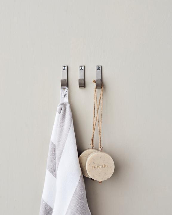 Productafbeelding Meraki Haak, Thapsus, Geborsteld zilveren afwerking