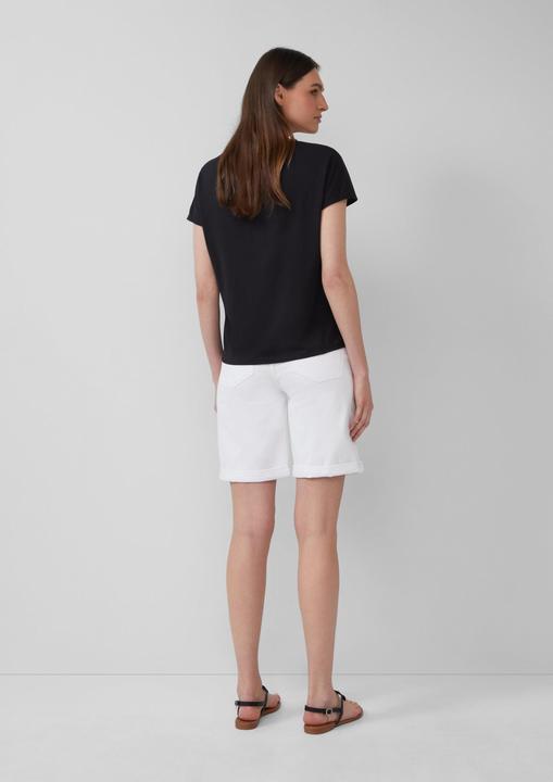 Produktbild S.Oliver T-Shirt T-Shirt mit Spitze aus Modalmix (38)