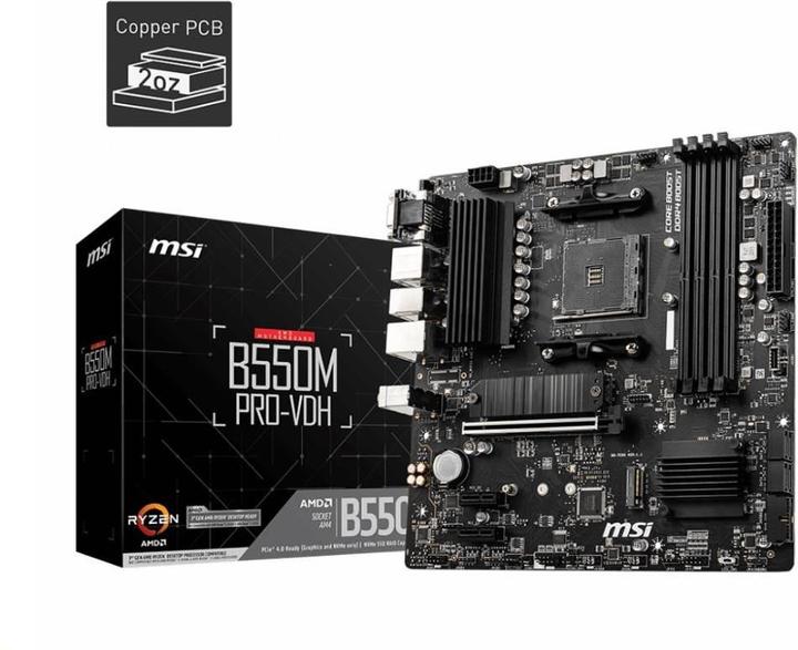 Productafbeelding MSI MB Pro-VDH (AM4, AMD B550, mATX)