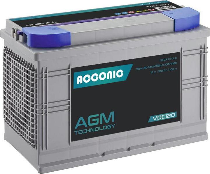 Acconic VDC120 Deep Cycle AGM 120Ah Batterie