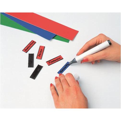 Thumbnail - Magnetoplan, Etiketten, Perforierten Etiketten zum Auflegen auf magnetoflex U-Profile.