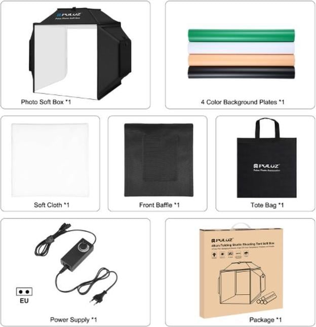 Immagine prodotto Puluz Folding Studio Shooting Tent Soft Box (Casella di registrazione)
