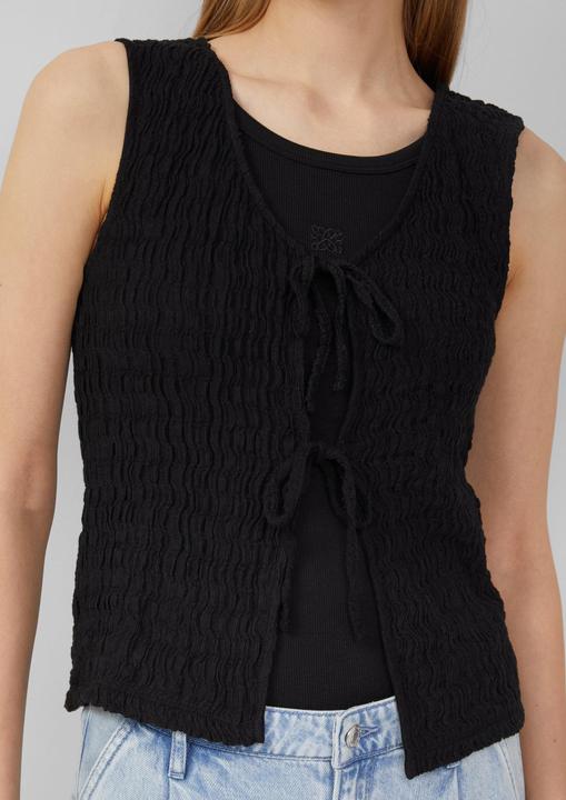 Produktbild S.Oliver Indoor-Weste Strukturierte Slim-Fit-Weste aus Baumwollmix (32)