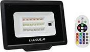 Produktbild Luxula RGB LED-Fluter LX400181, 20W, IP65, schwarz, mit Fernbedienung (IP65)