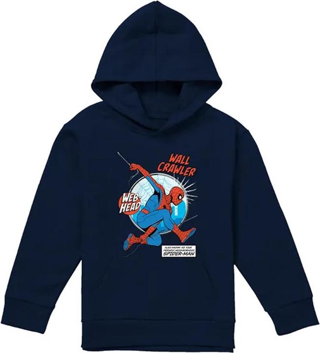 Produktbild Spiderman Friendly Neighborhood Wall Crawler Kapuzenpullover Zum Überziehen (128)