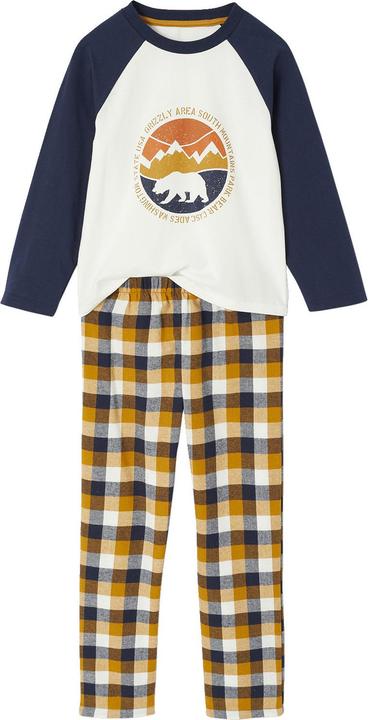 Produktbild Vertbaudet Jungen Schlafanzug mit Bärenprint und Flanellhose (92)
