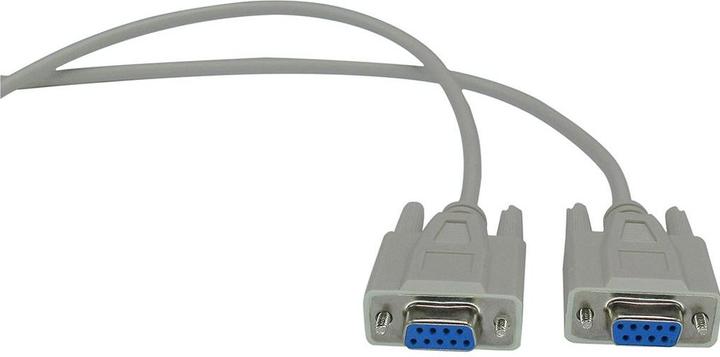 Image du produit RND Electronics Câble série D-SUB 9 broches femelle - D-SUB 9 broches femelle 3m Gris (3 m)