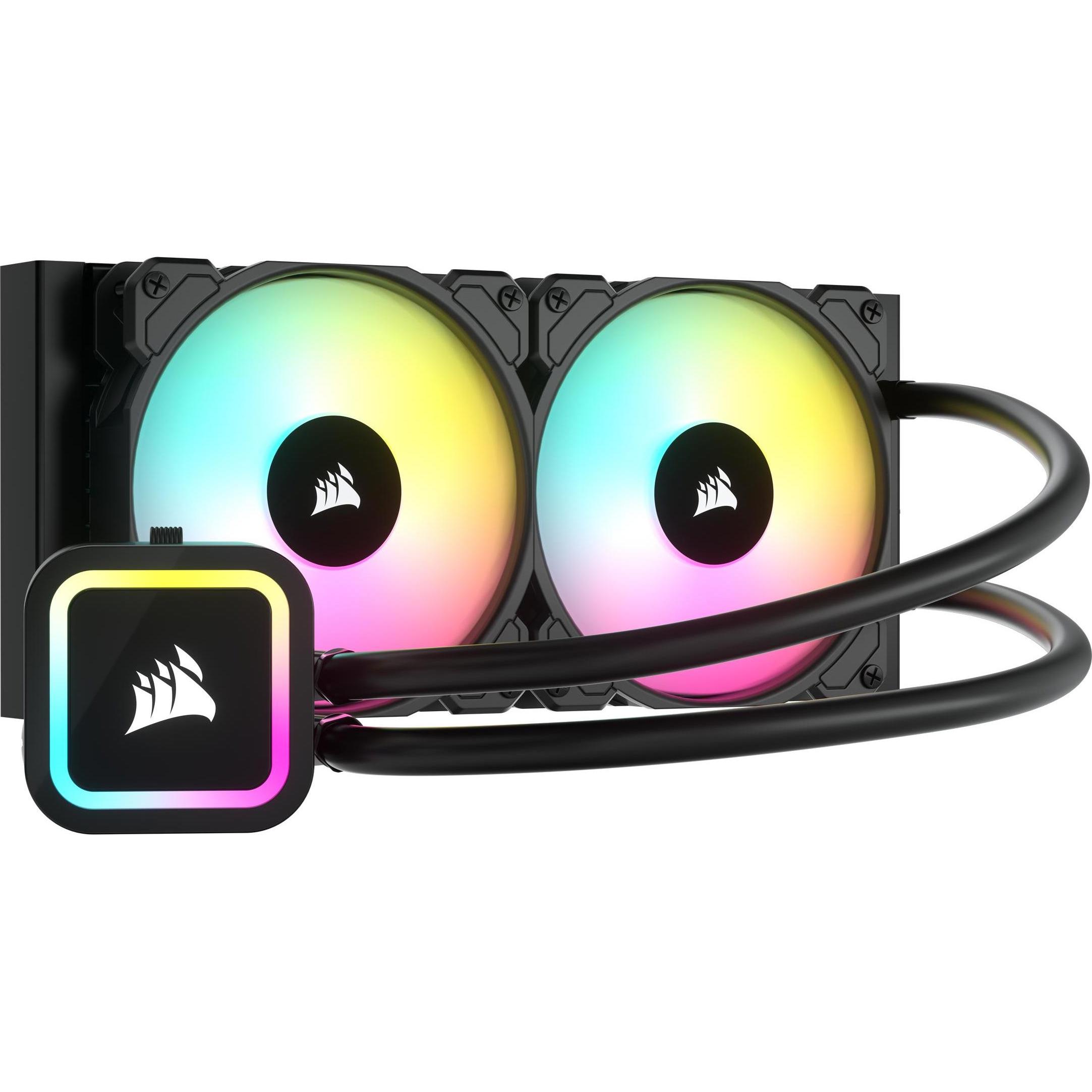 Corsair H100x RGB Elite, CPU Wasserkühler, Schwarz