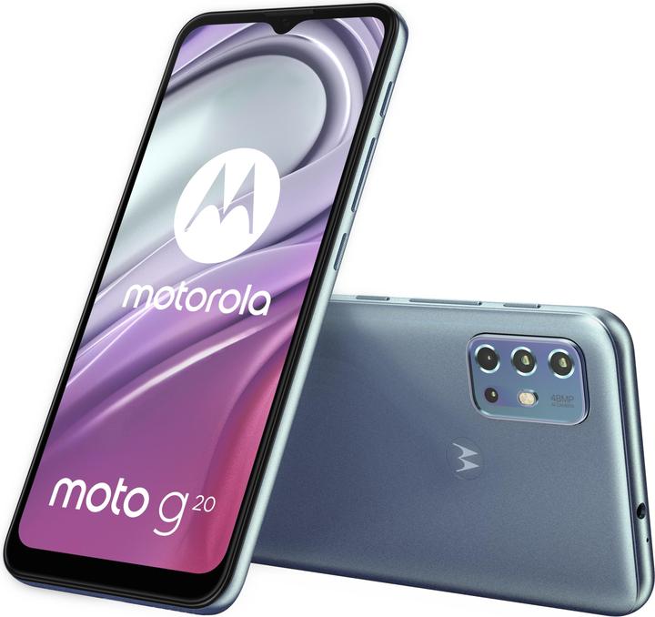 Produktbild Motorola Moto G20 (64 GB, Breeze Blue, 6.50", Dual SIM, 4G)
