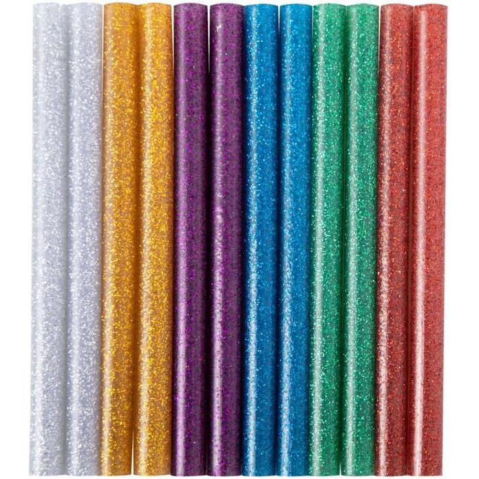 Thumbnail - Pro-Line, Klebestift, Proline glue cartridges Glue in glitter sticks, 8mm, 12 * 100mm pieces, card, proline