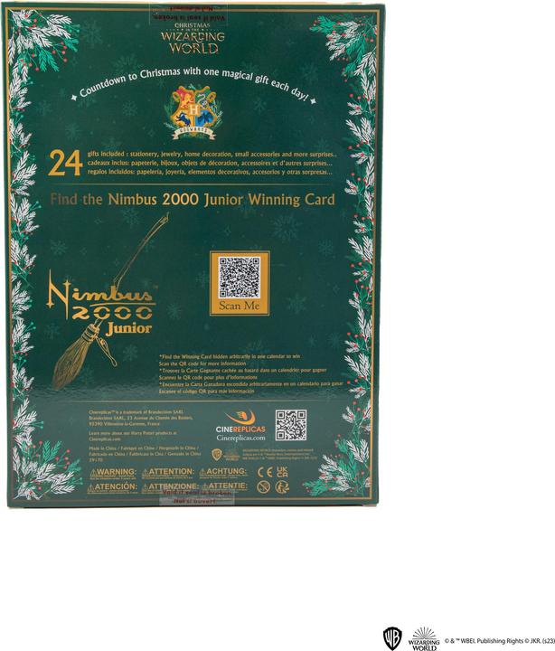 Immagine prodotto Cinereplicas Harry Potter - Calendario dell'Avvento del Mondo Magico Classico 2023