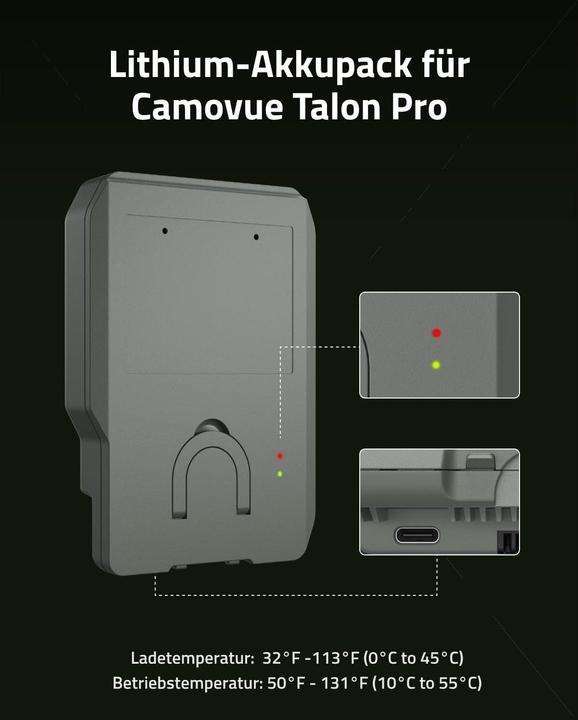 Actual product image Reolink Webcam Camovue Lithium Battery Pack