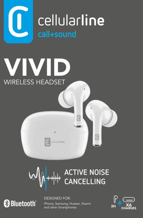 Actual product image Cellularline Vivid (ANC, 21 h, Wireless)
