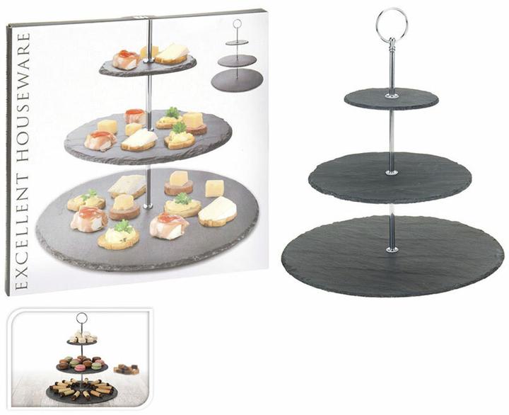 Immagine prodotto Fs-Star Etagere mit 3 Ablagen Schiefer