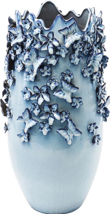 Produktbild Kare Design Vase Butterflies Lightblue 50cm (1 x, 28 x 28 x 50 cm)
