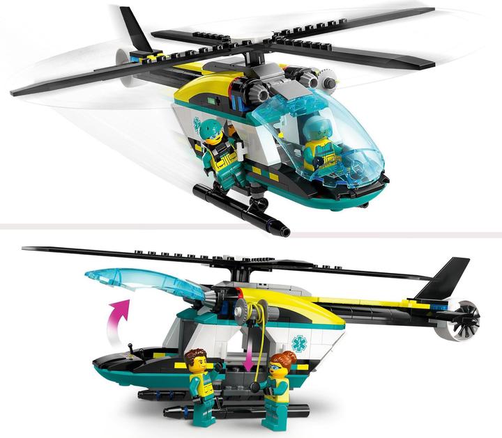 Immagine prodotto LEGO Elicottero di soccorso (60405, LEGO City)