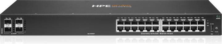 Actual product image HP HPE Aruba Networking CX 6000 8p 10M/100M/1G Class4 PoE 2p SFP 1G 67W Switch EU en (12 ports)